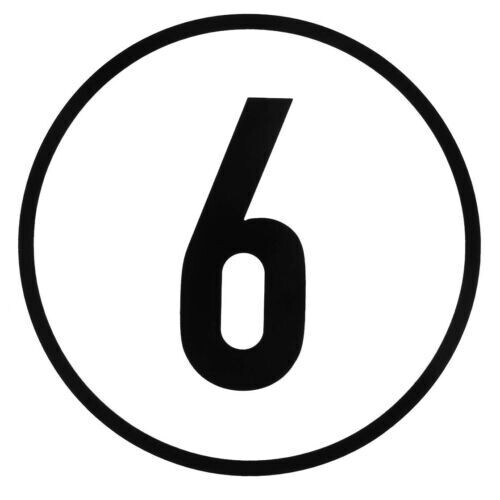 Kilometerschild Blech 6