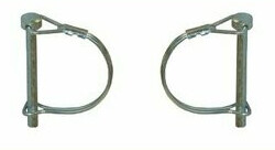 Rohrklappstecker Rastverschluss rund