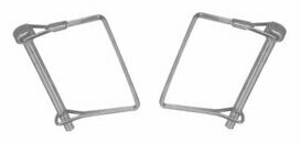 Rohrklappstecker Rastverschluss eckig