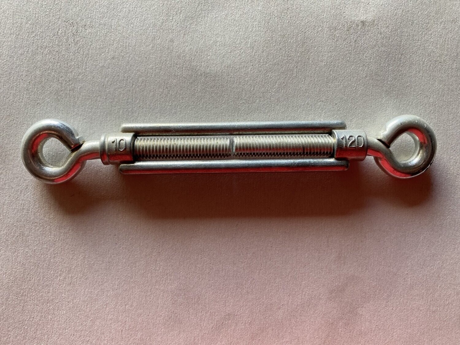 Drahtspanner, vz, M10 x 120, Ö/Ö Zinkdruckguss Drahtspanner, vz, M10 x 120, Ö/Ö Zinkdruckguss