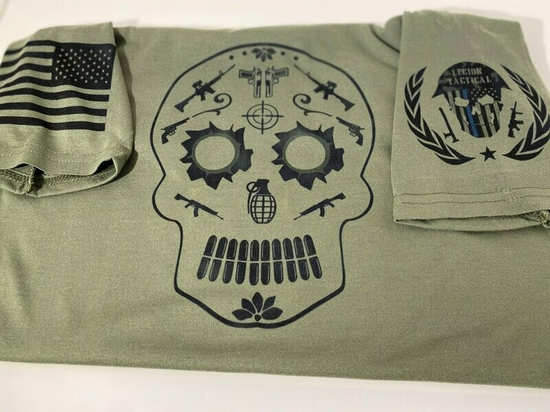 2nd Amendment Sugar Skull T-Shirt