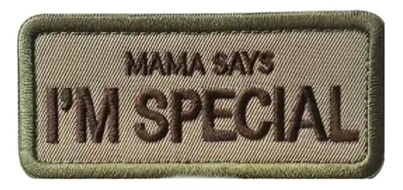 "Mama Says I'm Special" Patch (Tan)