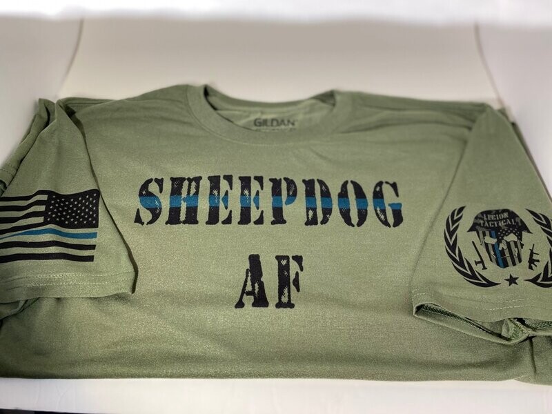 SHEEPDOG AF -  T-Shirt (Thin Blue Line)