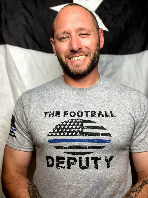 Football Deputy BLUE LINE - Hoodie