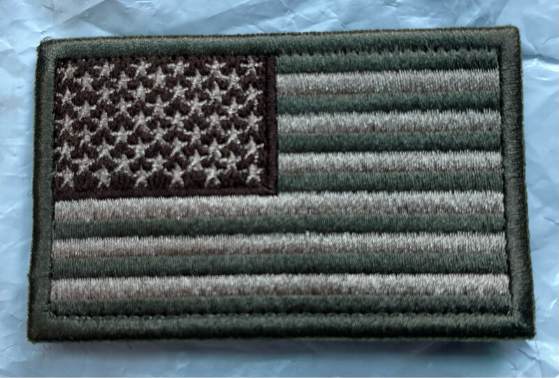 American Flag (Tan, Green, Brown)