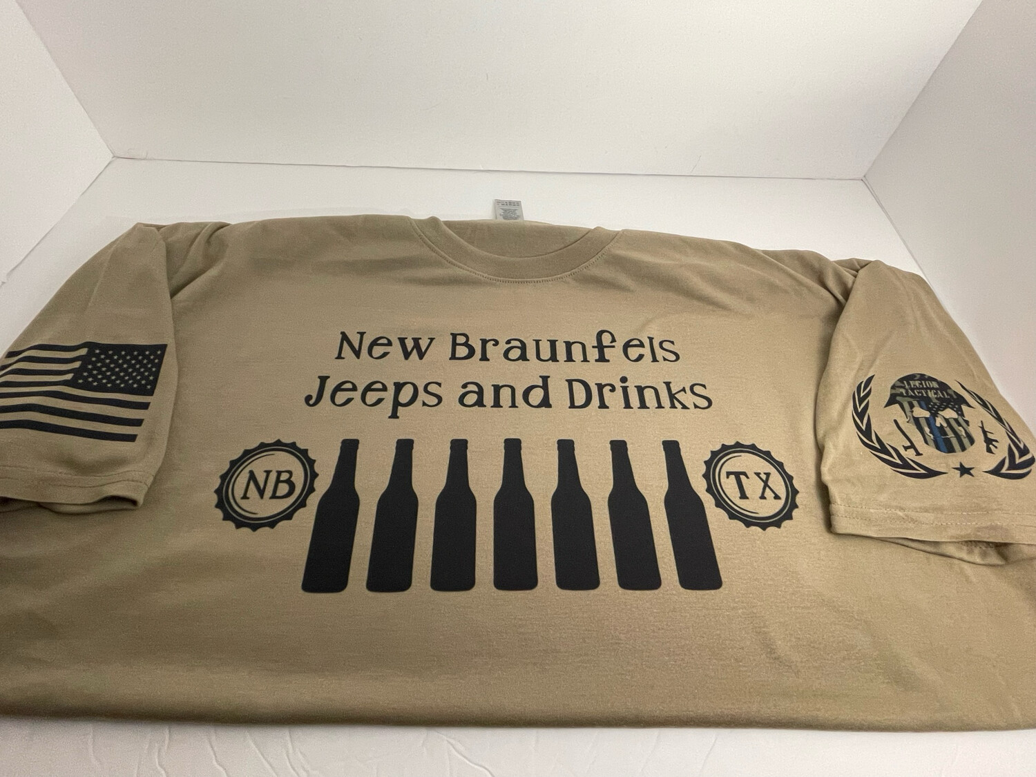 New Braunfels Jeeps And Drinks T-Shirt