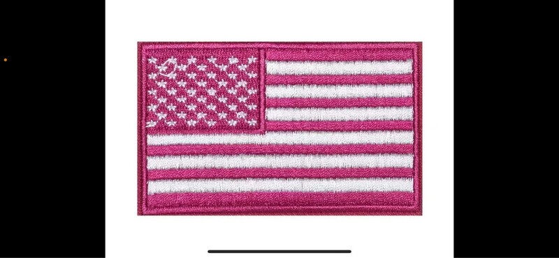 Pink American Flag