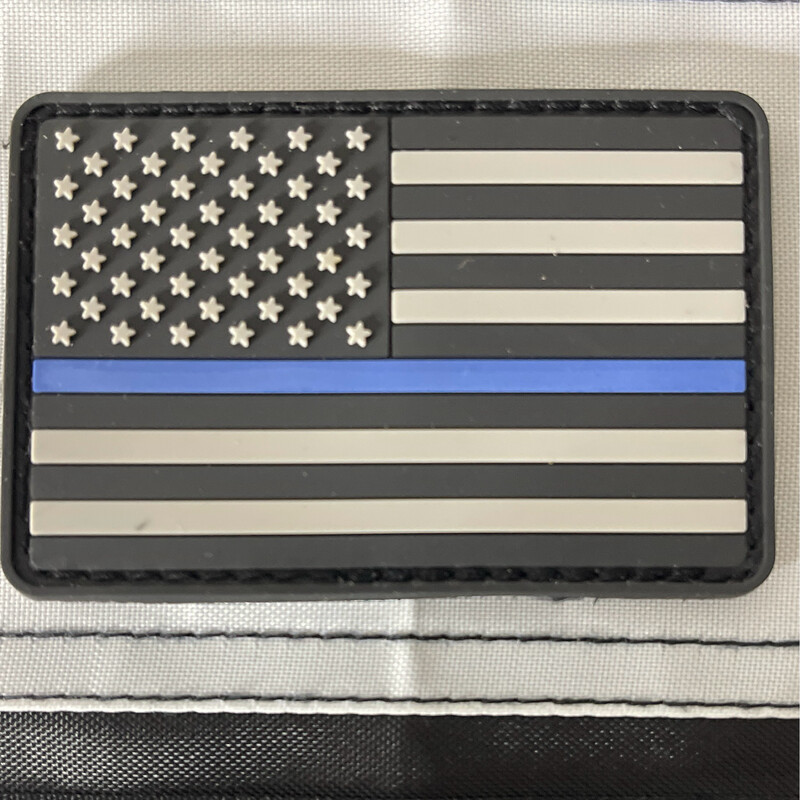 Thin Blue Line Silicone - Patch