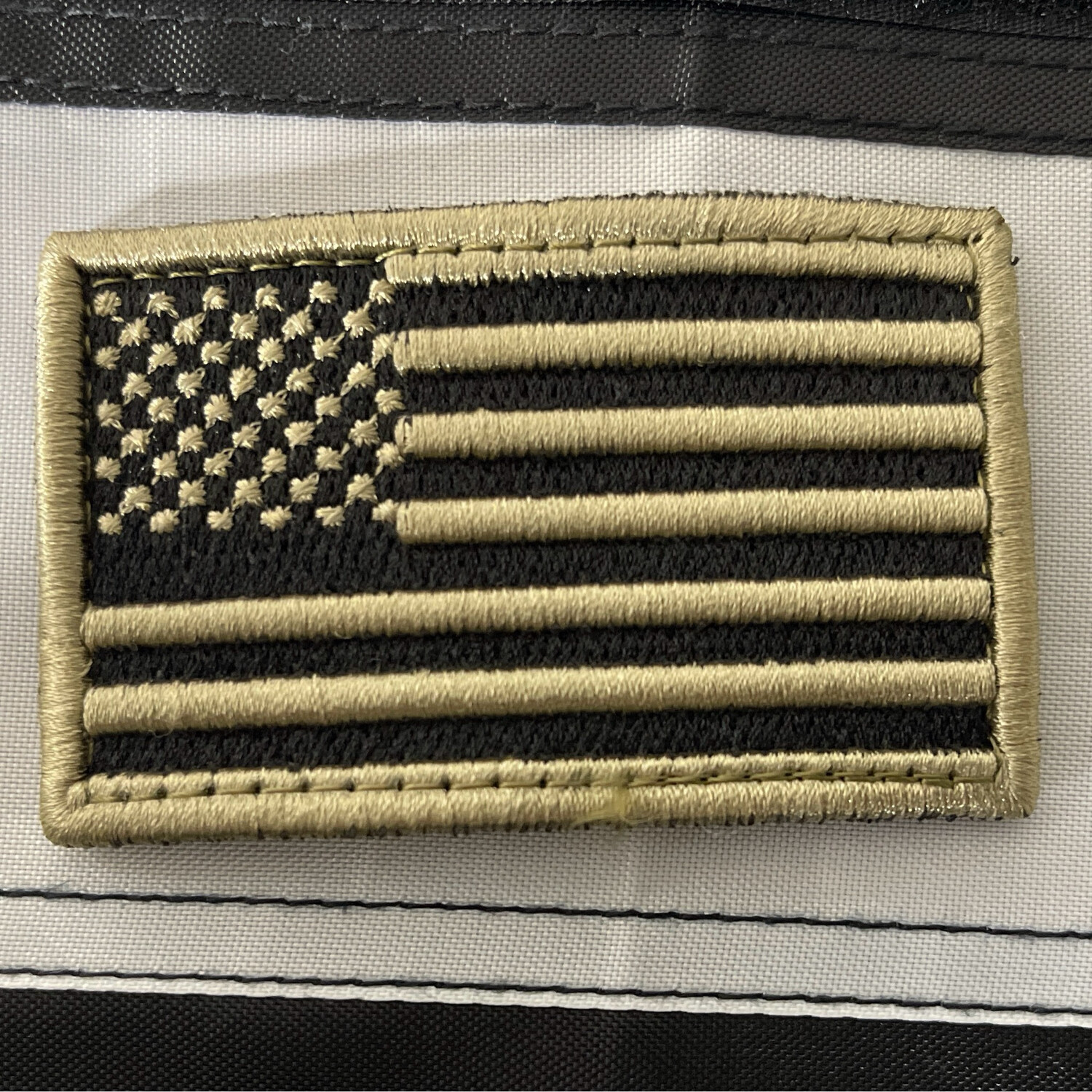 American Flag (Tan, Black)