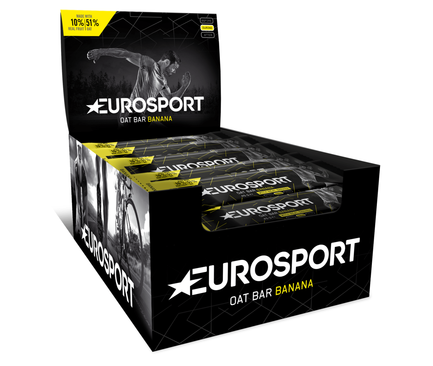 Eurosport Oat Bar Banana Box (20Pcs)