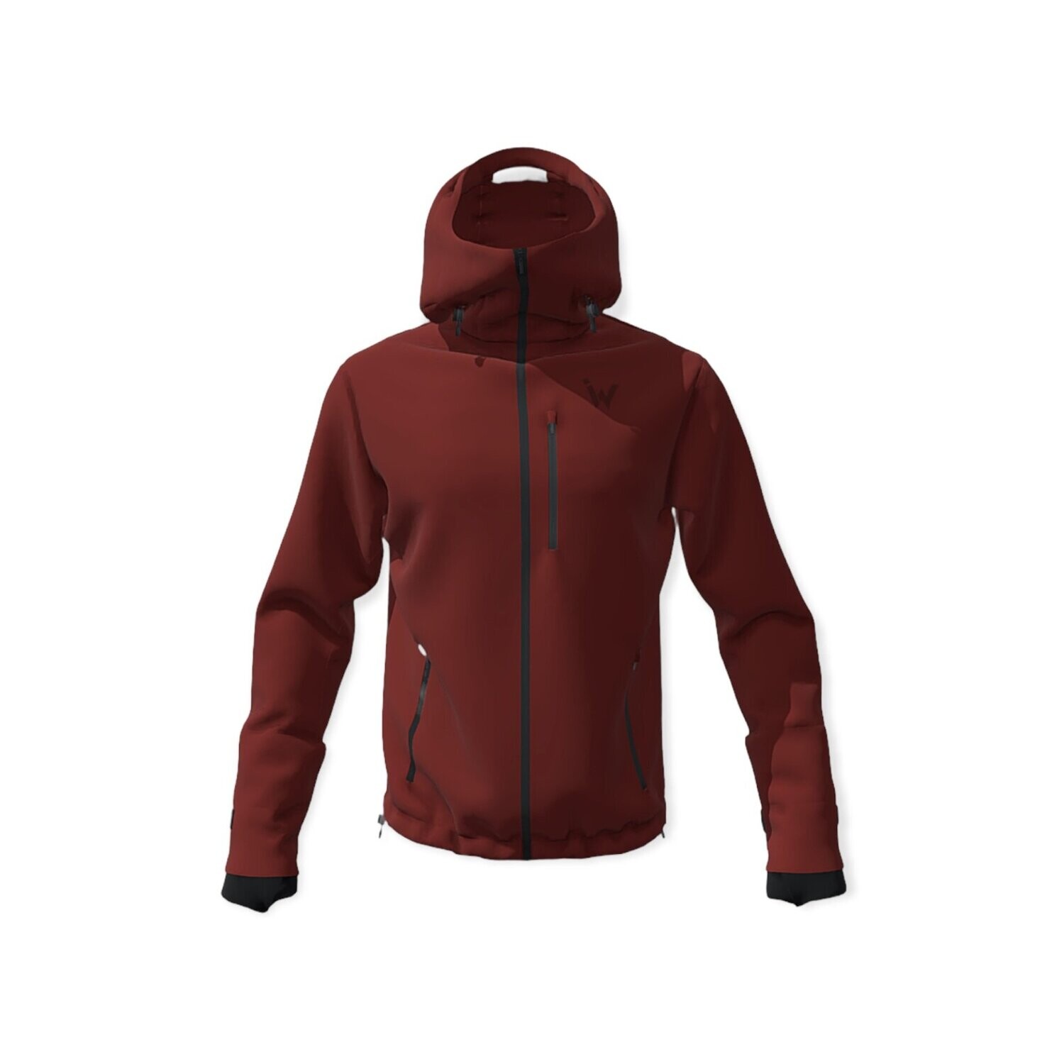 ALL MOUNTAIN OUTDOOR JACKE - ROSTBRAUN