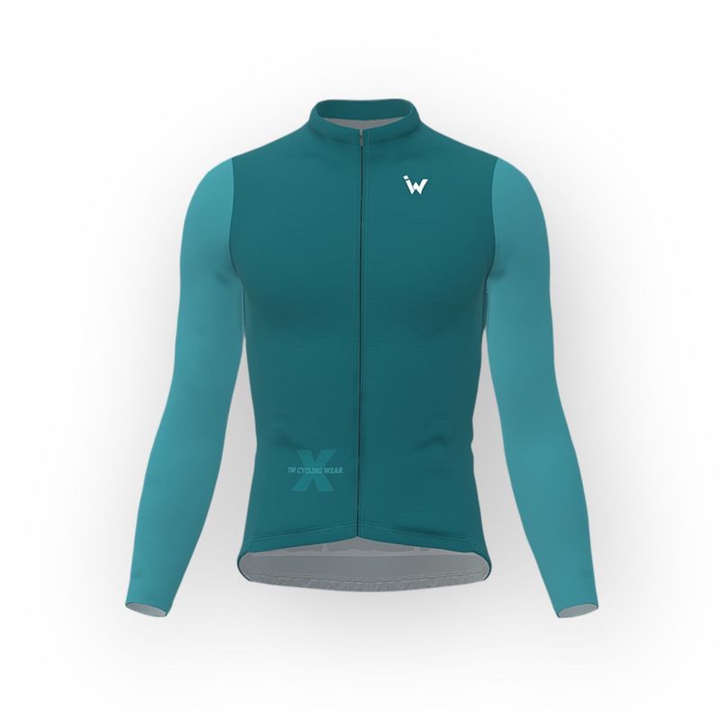 X-RIDE HYBRID JERSEY - FANFARE TURQUISE