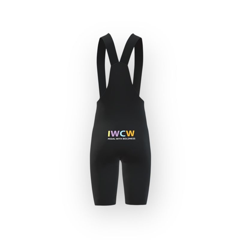 IWCW BOLDNESS BIB SHORT - BLACK