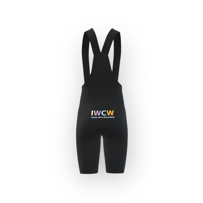 IWCW BOLDNESS BIB SHORT - BLACK IWCW BOLDNESS BIB SHORT - BLACK