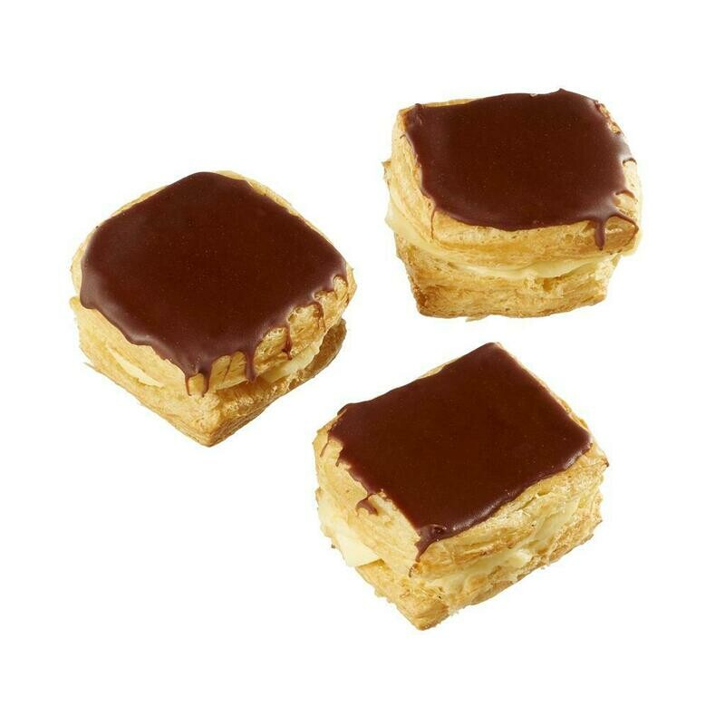 Chocolade crèmekoek (per 2 stuks) 54470