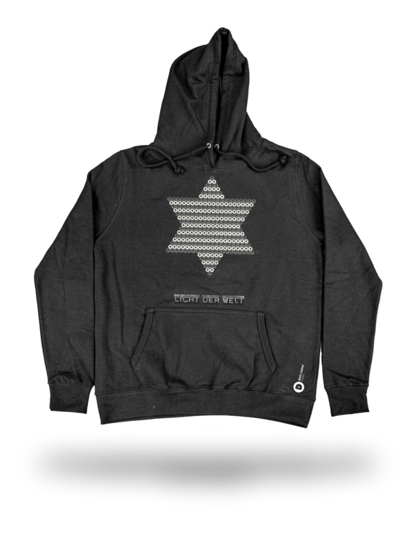 Hoodie Hoodie "Licht der Welt" schwarz | Damen