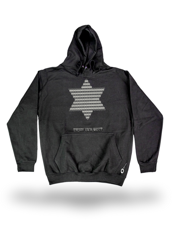 Hoodie Hoodie "Licht der Welt" schwarz | Herren