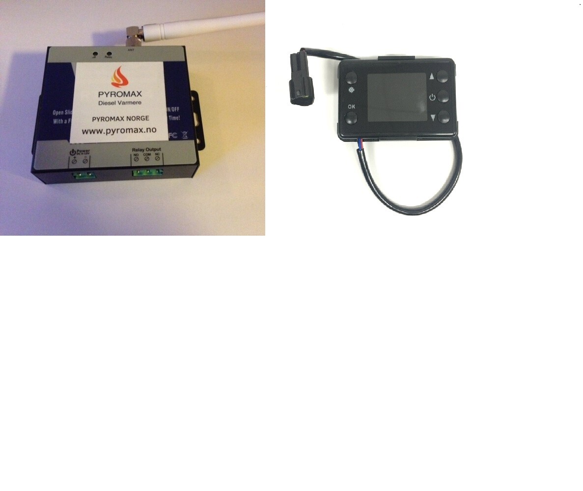 GSM system, komplett med kontroller og GSM Relay
