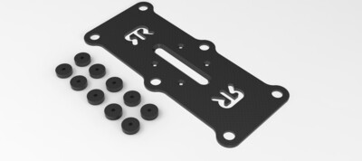 RR Cinequads QAV-PRO bottom plate for Gimbal / quick release / FreeFly Toad