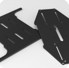 HoneyRocket bottom plate for Gimbal / quick release KIT with landing bottom plate.