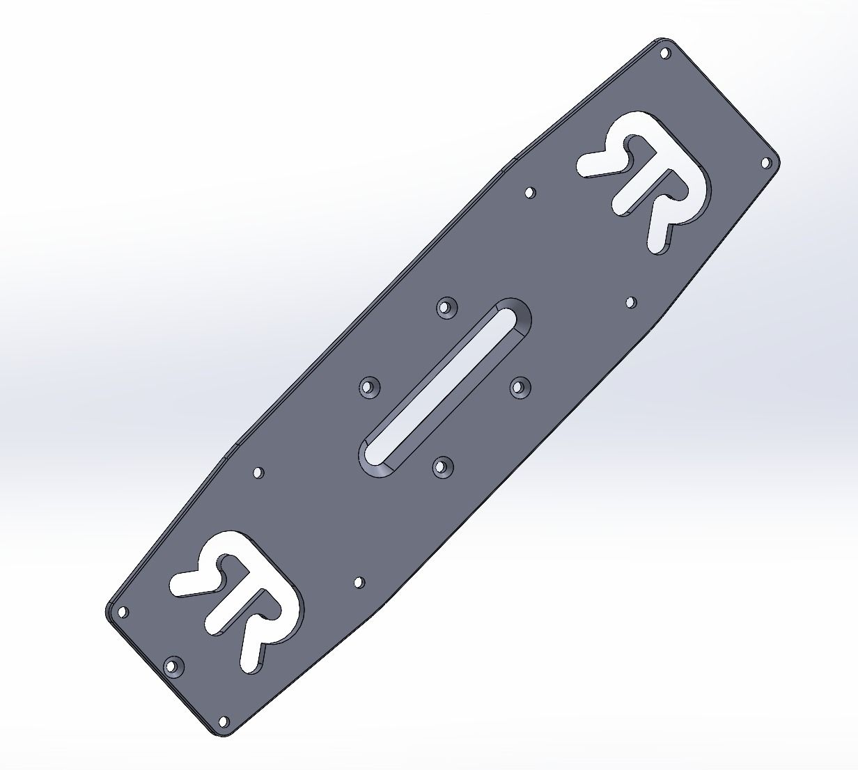 RR Honey Badger/Honey Rocket bottom plate for Gimbal / quick release / FreeFly Toad