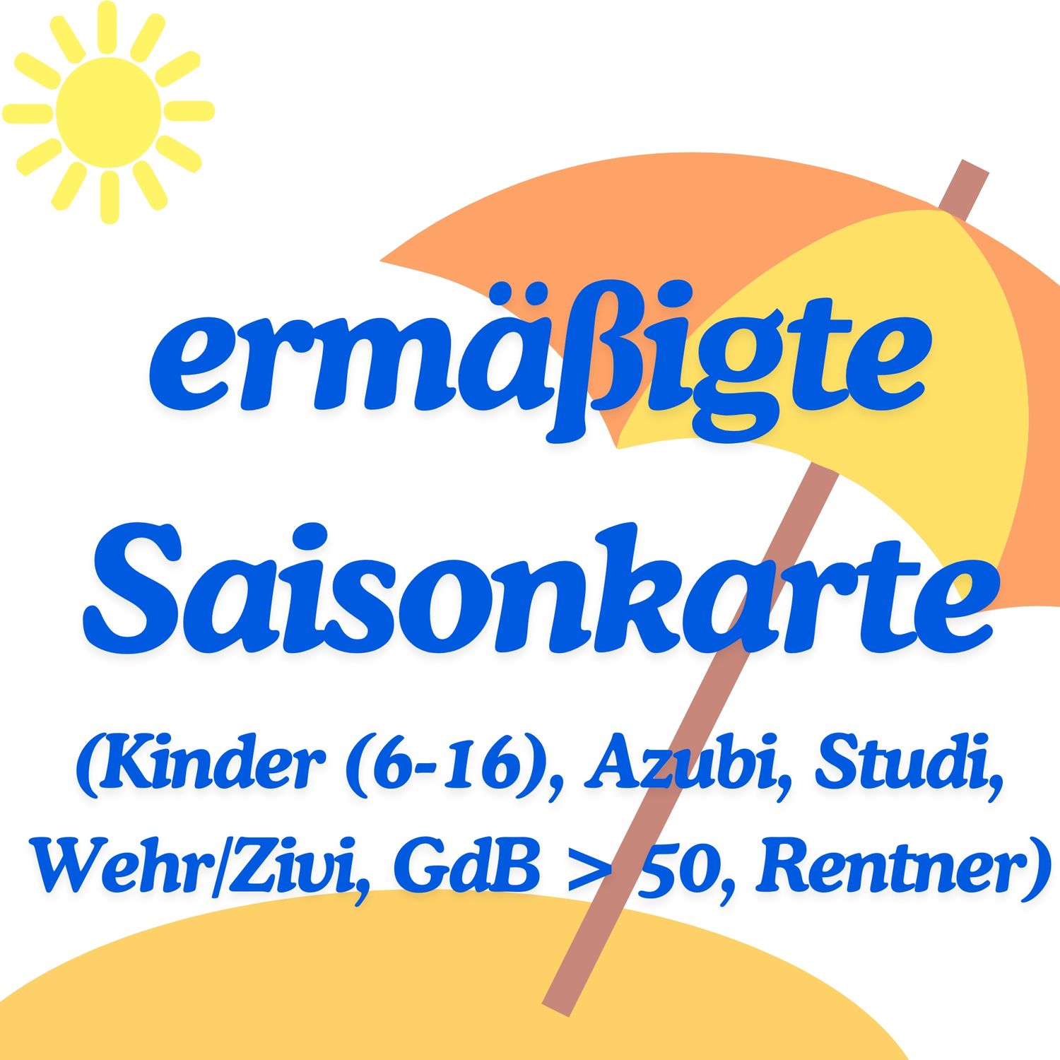 Ermäßigte Saisonkarte