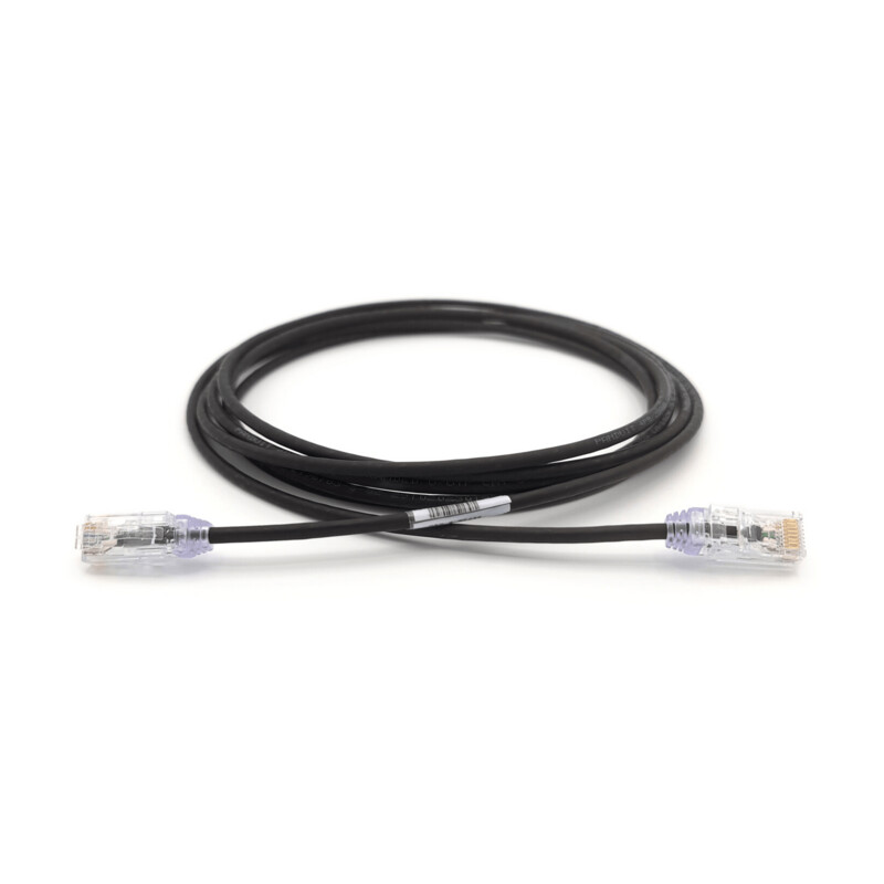 Panduit CAT6 svört ultra-thin