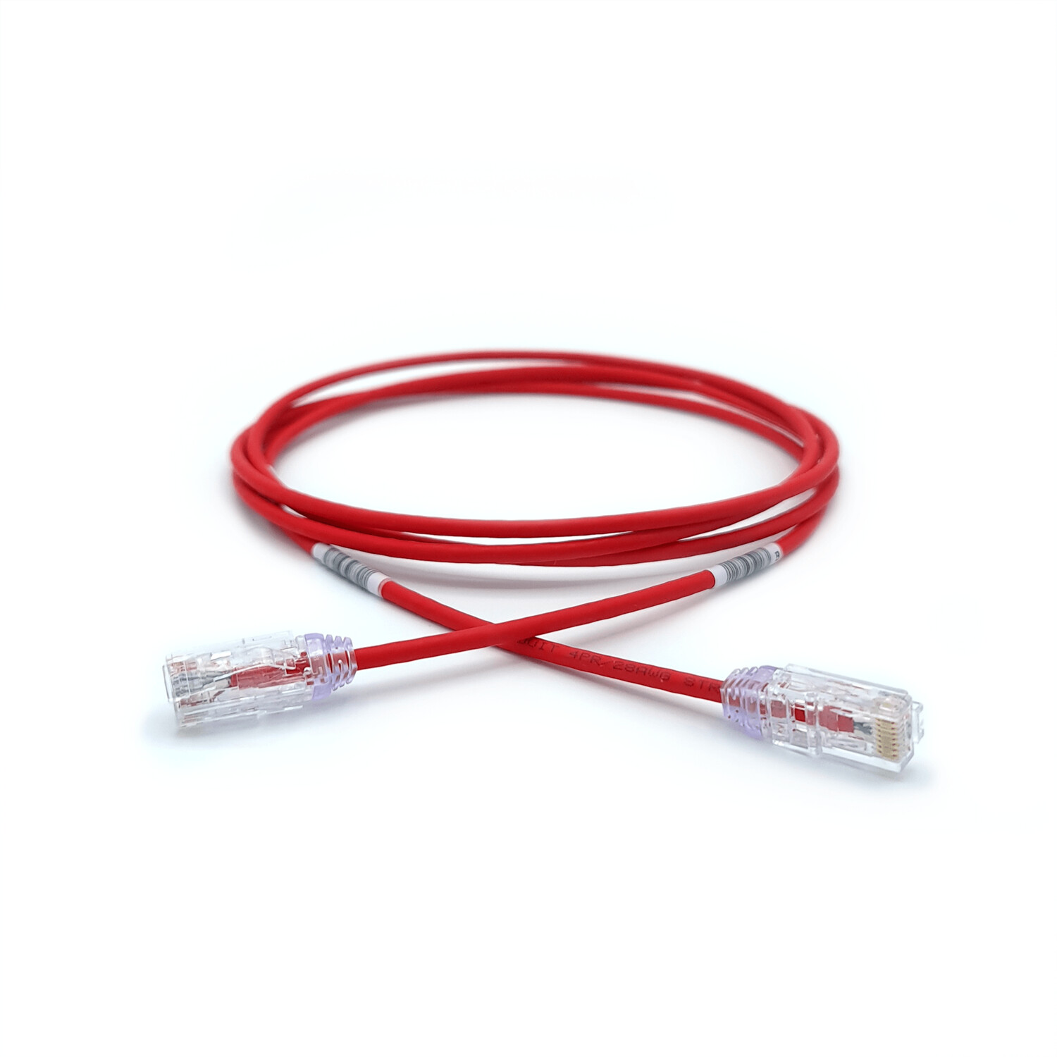 Panduit CAT6 rauð ultra-thin
