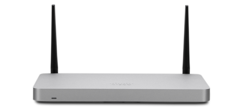 Cisco Meraki MX67 netbeinir/eldveggur - Innbyggt 4G