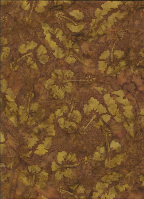 Batik, Blätter