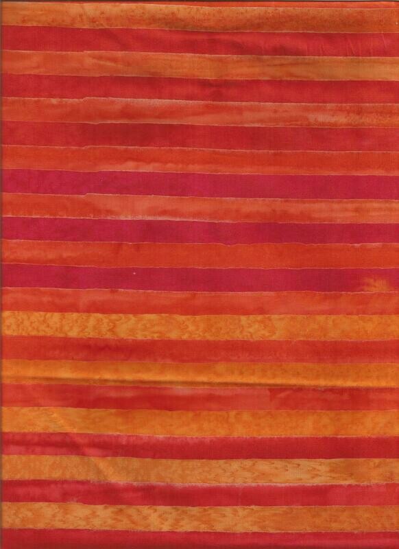 Batik, Streifen, Fb. FLAME