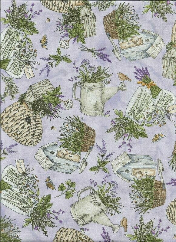 Bienenkörbe, Lavendel und Gartenkräuter Bienenkörbe, Lavendel und Gartenkräuter
