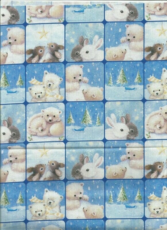 Checkerboard Woodland Cuties,
niedliche Eisbären und Hasen Checkerboard Woodland Cuties,
niedliche Eisbären und Hasen