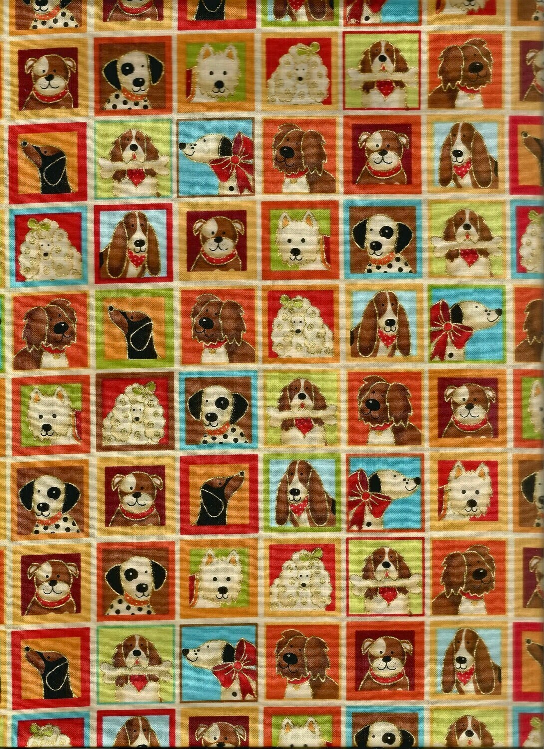 Woof Mini Squares,
Hunde