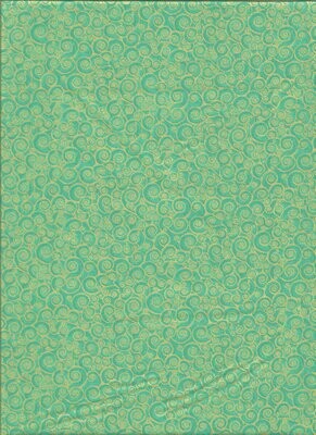 Rhapsody, Fb. TURQUOISE GOLD SCROLL Rhapsody, Fb. TURQUOISE GOLD SCROLL