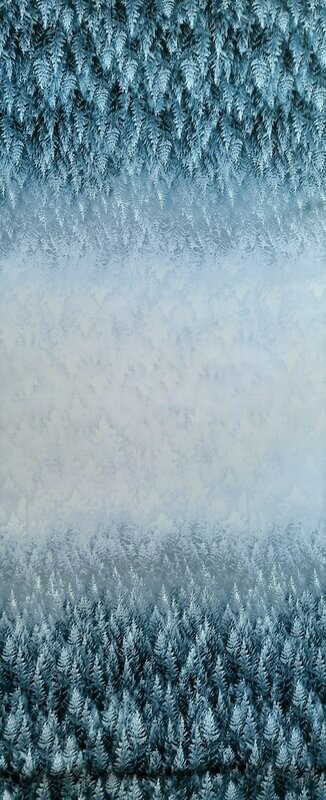 Winter, gespiegelte Doppelbordüre Winter, gespiegelte Doppelbordüre