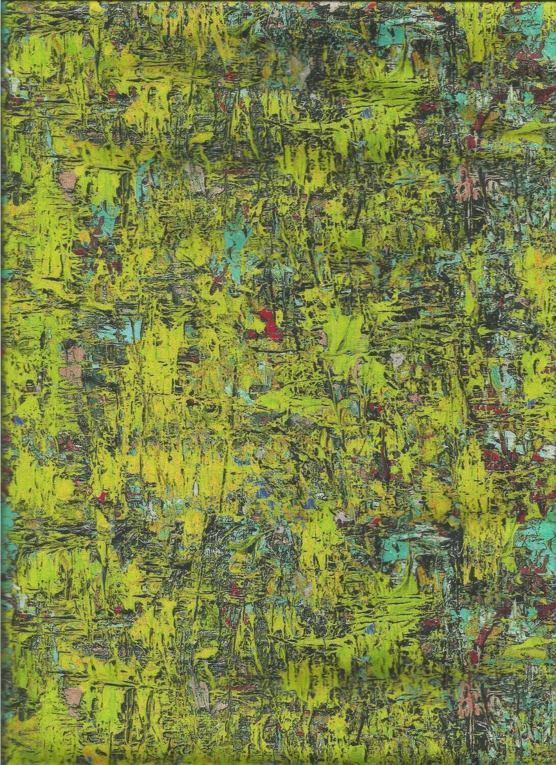 Poured Color Green
