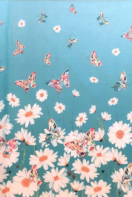 Daisy Butterfly Doppelbordüre Daisy Butterfly Doppelbordüre