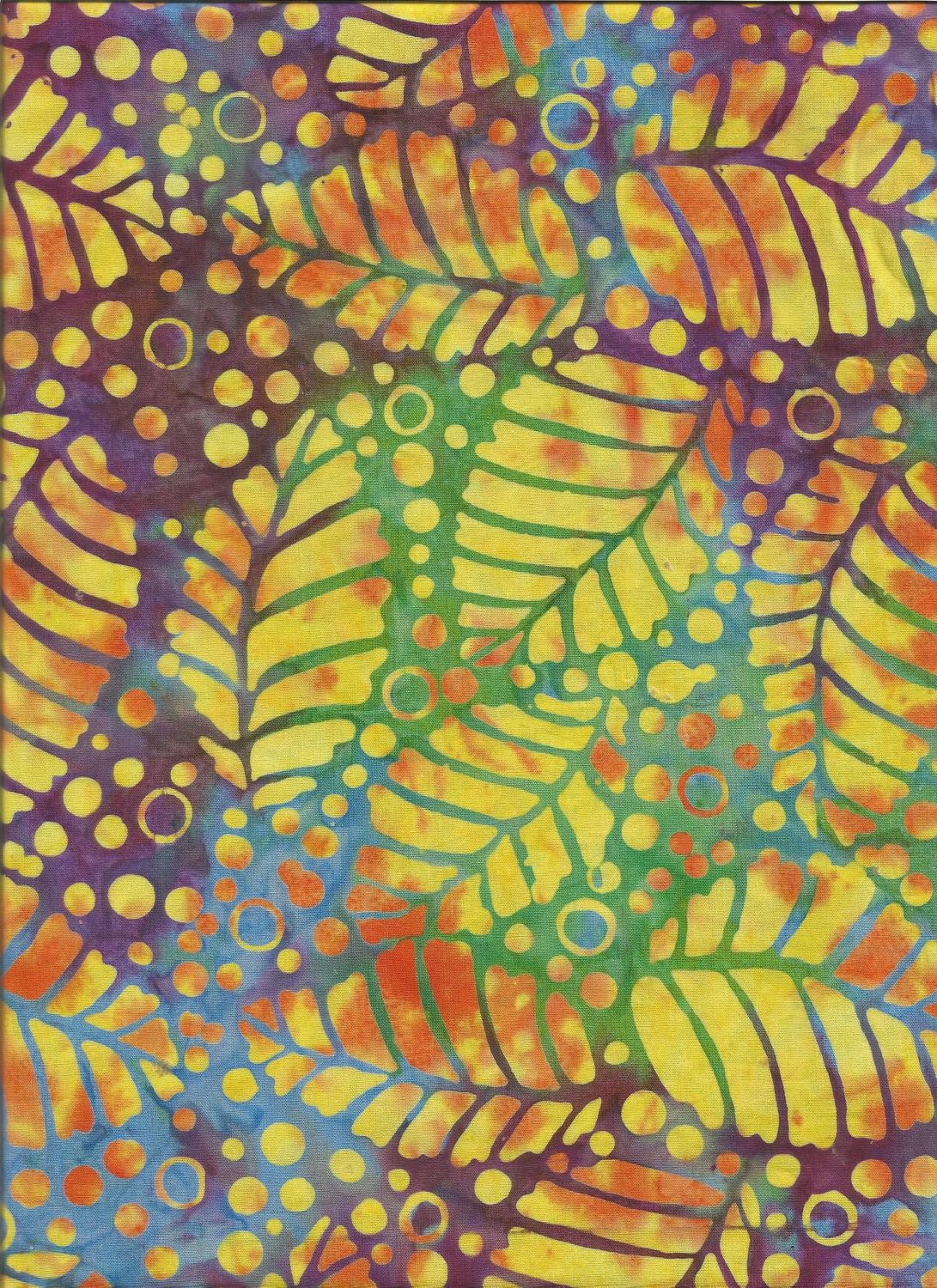 Batik Fb. MULTI CANE LEAF