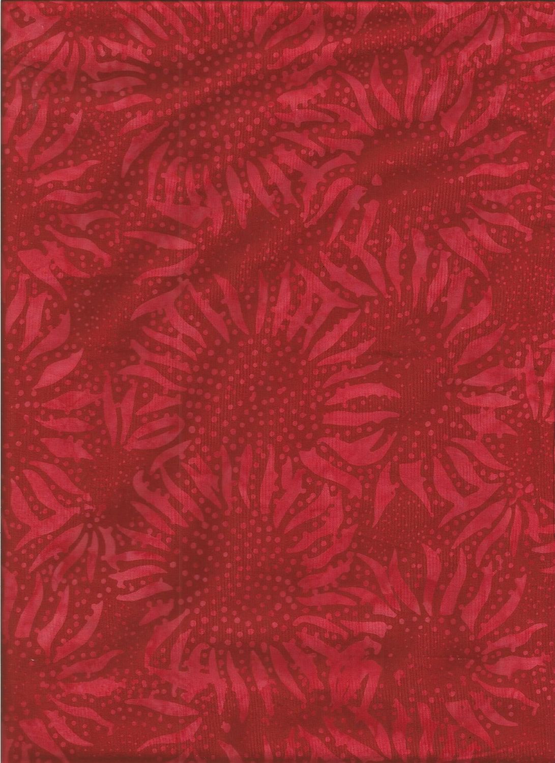 Batik Sunflower, Fb. CHERRY
