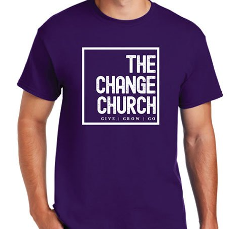 Change Church T-Shirt (Purple)