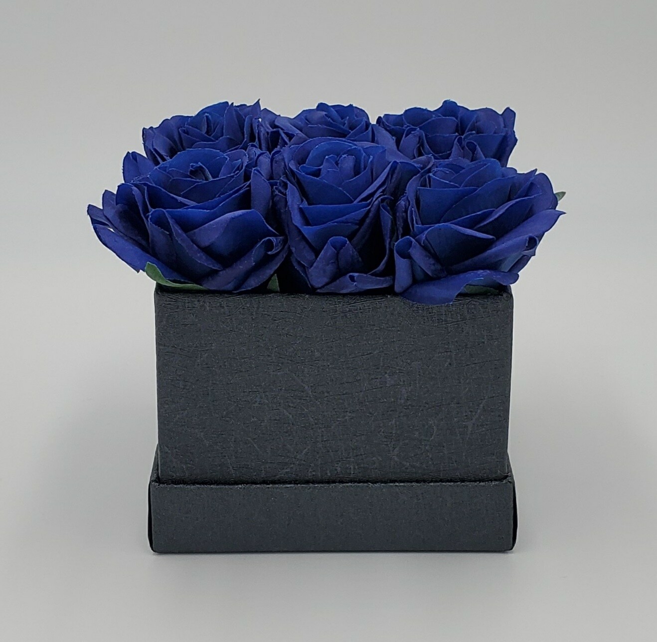 Cool Blue Mini Faux Flower Box