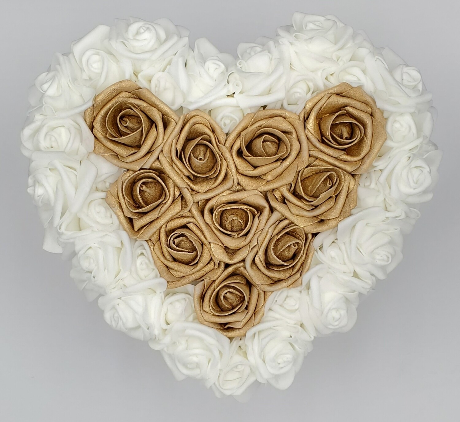 Marble Heart Faux Flower Box
