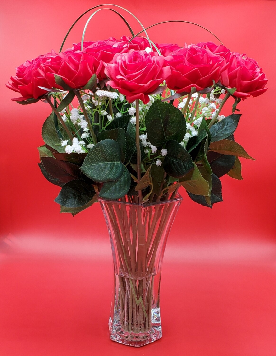 Crimson Rose Bouquet