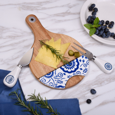 Ceramic &amp; Wood Cutting Board