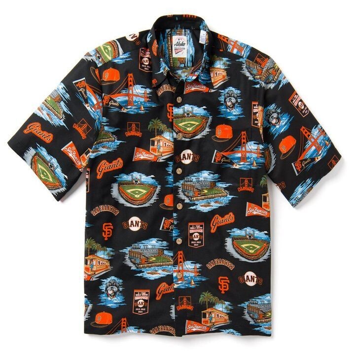 SAN FRANCISCO GIANTS SCENIC HAWAIIAN SHIRT