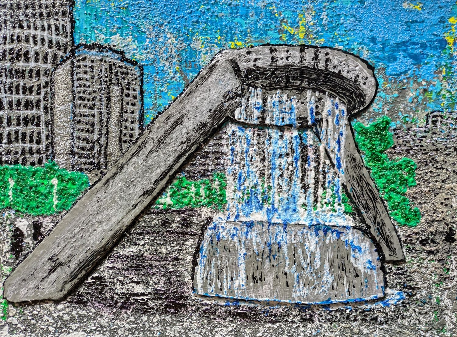 Serenity in Hart Plaza 