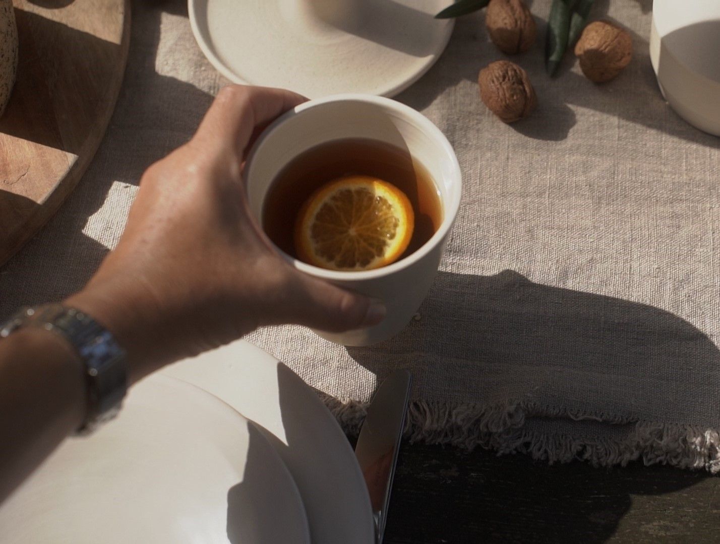 Vaso Seixo Branco, Color Blanco