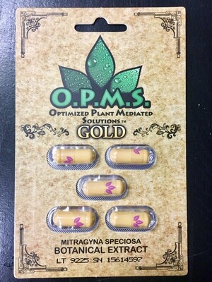 OPMS Gold Extract Capsules - 5 Pack