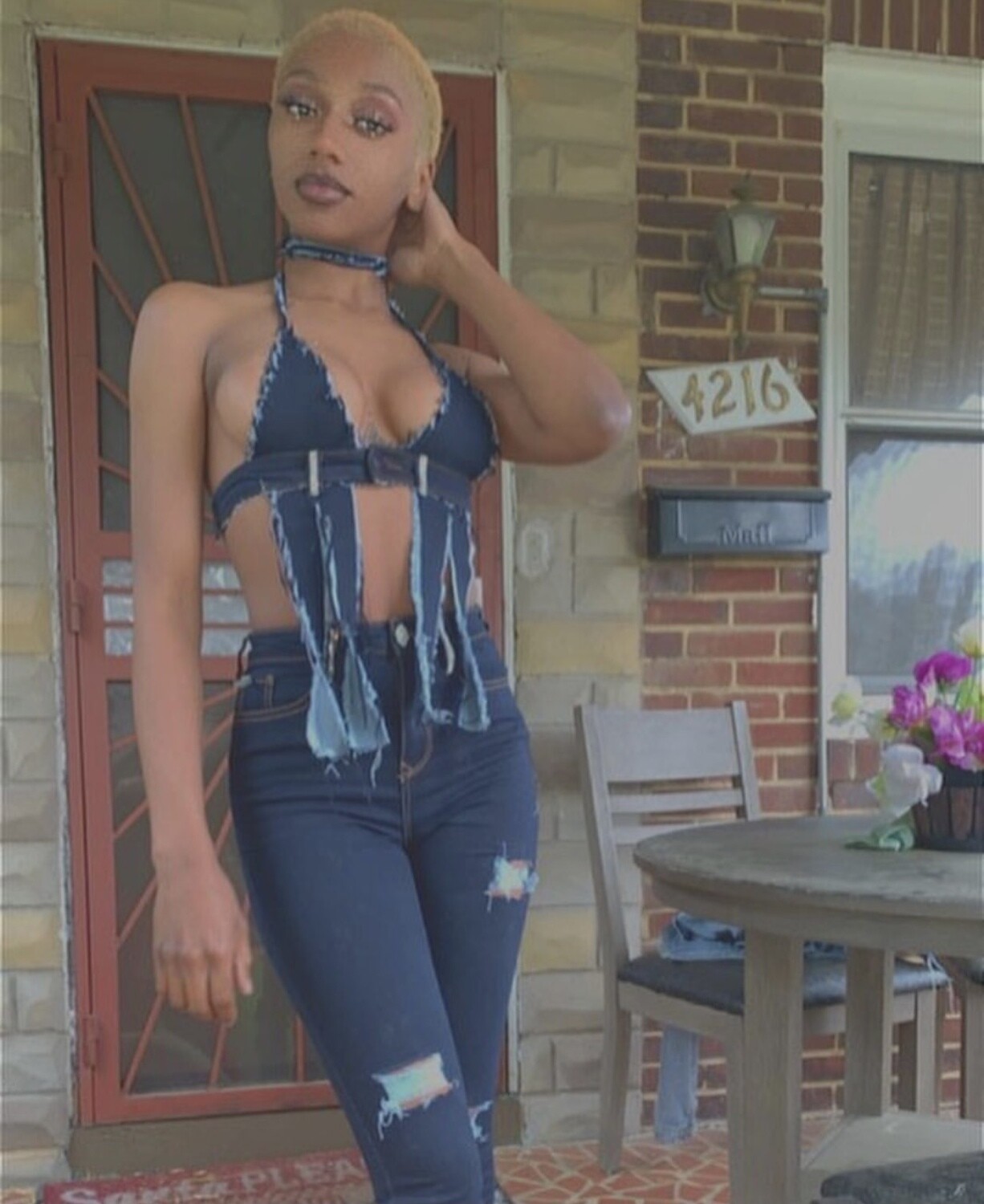 Angel jean bra top ♡